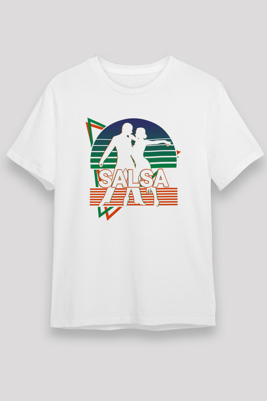 Salsa Beyaz Unisex Tişört T-Shirt - TişörtFabrikası