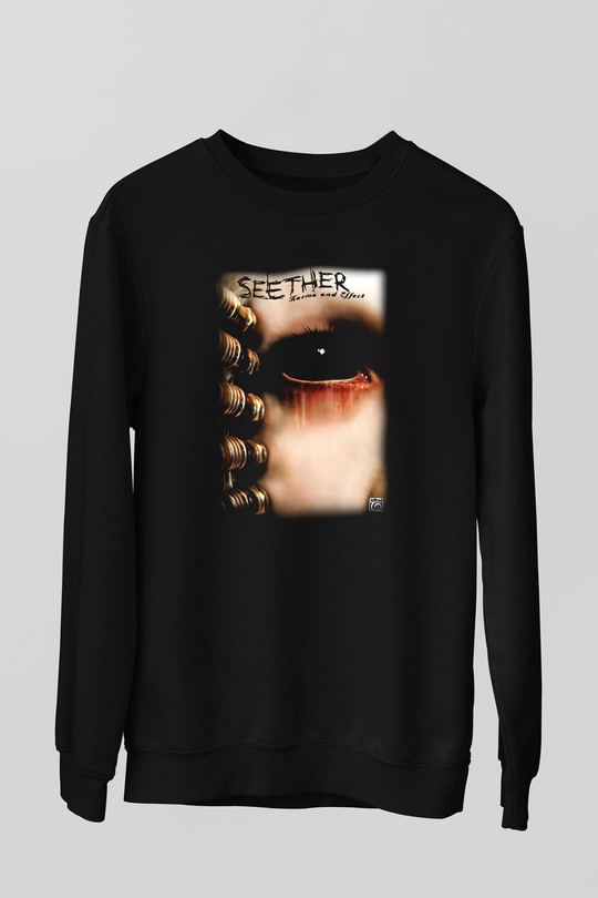 Seether Siyah Unisex Sweatshirt