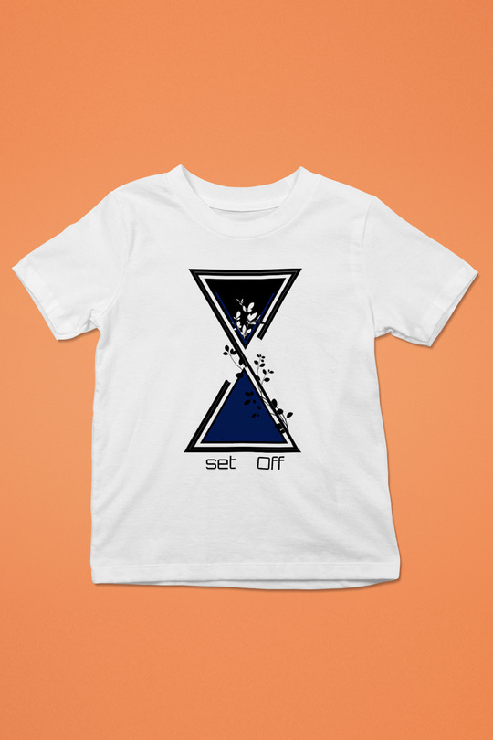 Set it off  Baskılı Beyaz Unisex Beyaz Çocuk Tişört - Tshirt