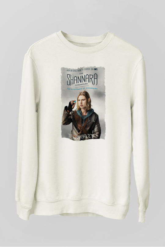 Shannara Chronicles Beyaz Unisex Sweatshirt
