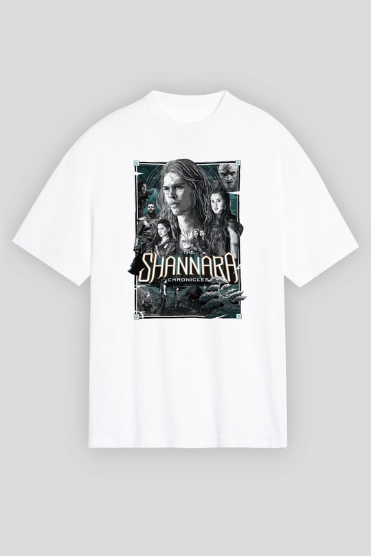 Shannara Chronicles Beyaz Unisex Tişört T-Shirt