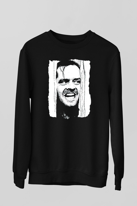 Shining Siyah Unisex  Sweatshirt