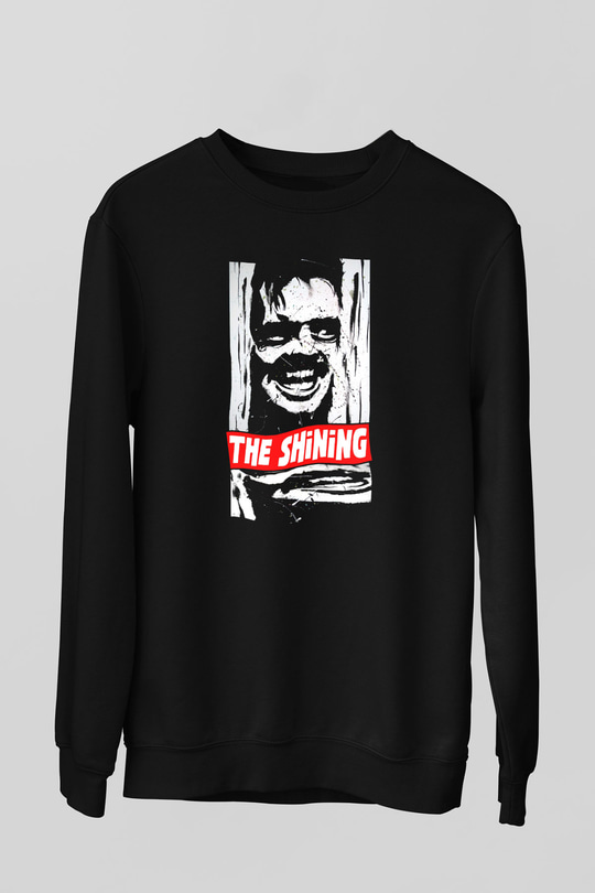 Shining Siyah Unisex Sweatshirt