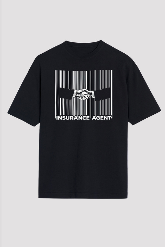 Sigortacı Siyah Unisex Tişört T-Shirt - TişörtFabrikası