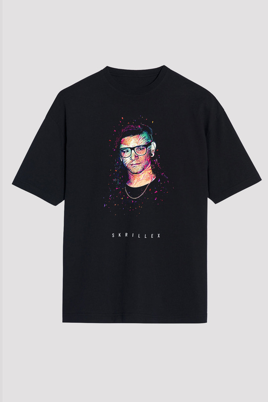 Skrillex Siyah Unisex Tişört T-Shirt - TişörtFabrikası