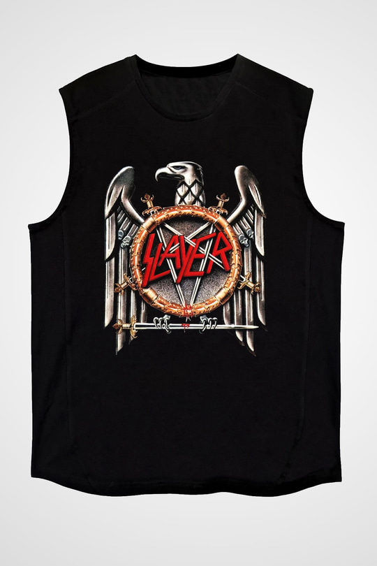 Slayer Siyah Unisex Kolsuz Tişört