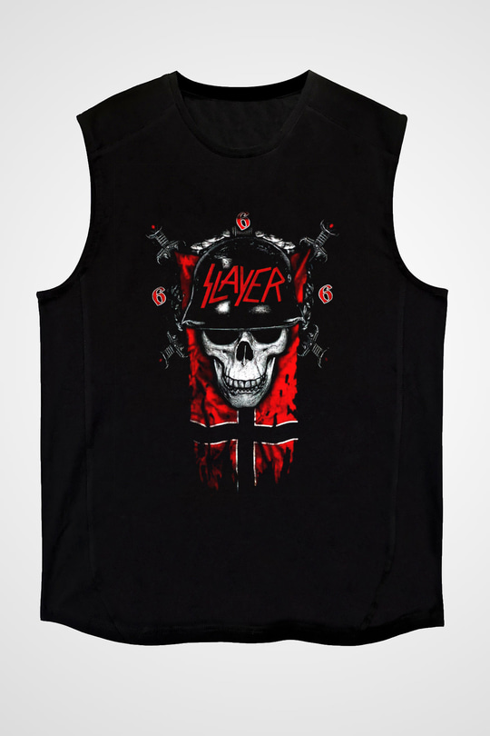 Slayer Siyah Unisex Kolsuz Tişört