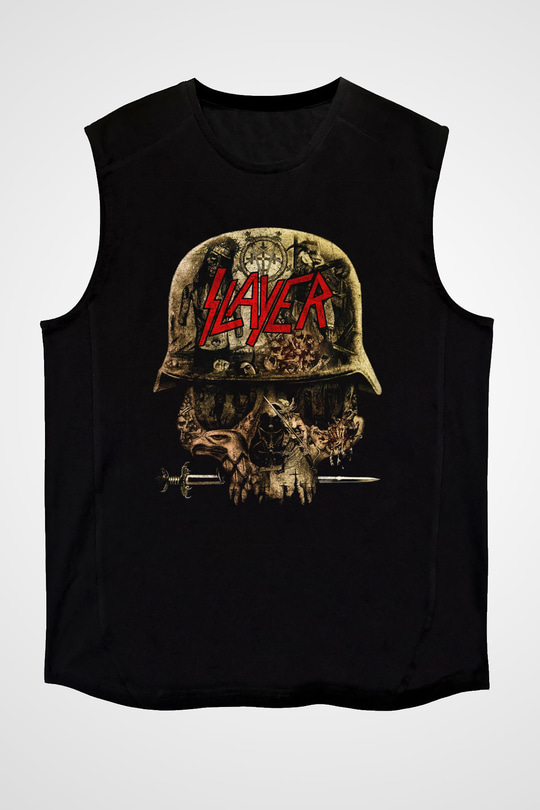 Slayer Siyah Unisex Kolsuz Tişört