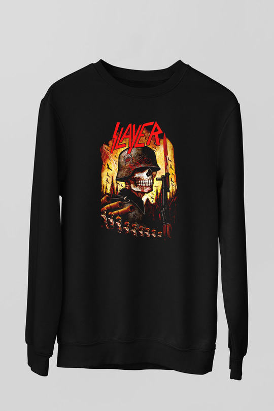Slayer Siyah Unisex Sweatshirt