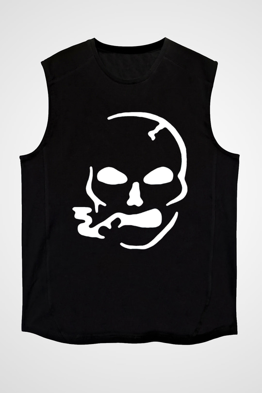 Slightly Stoopid Siyah Unisex-Fabrikası Kolsuz Tişört