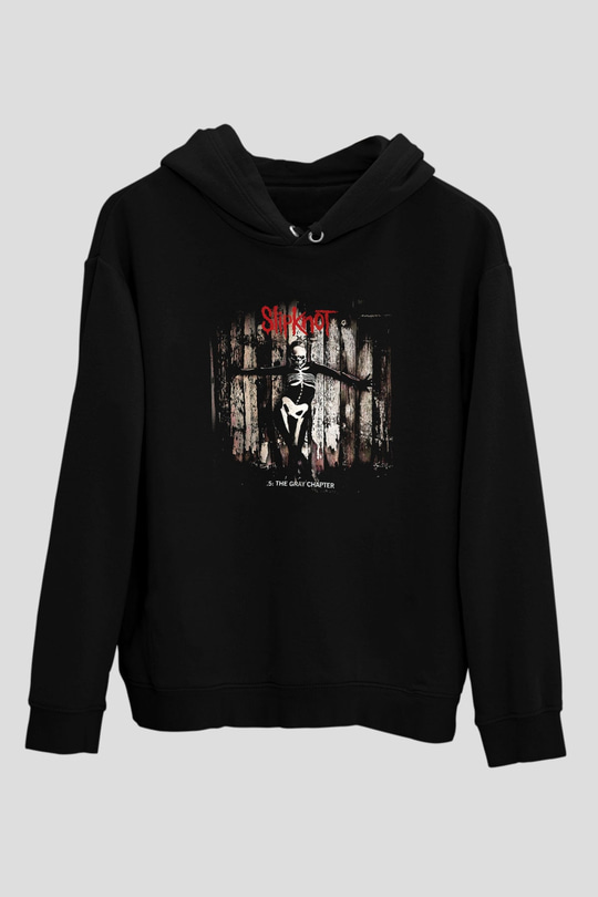 Slipknot Siyah Unisex Kapşonlu Sweatshirt