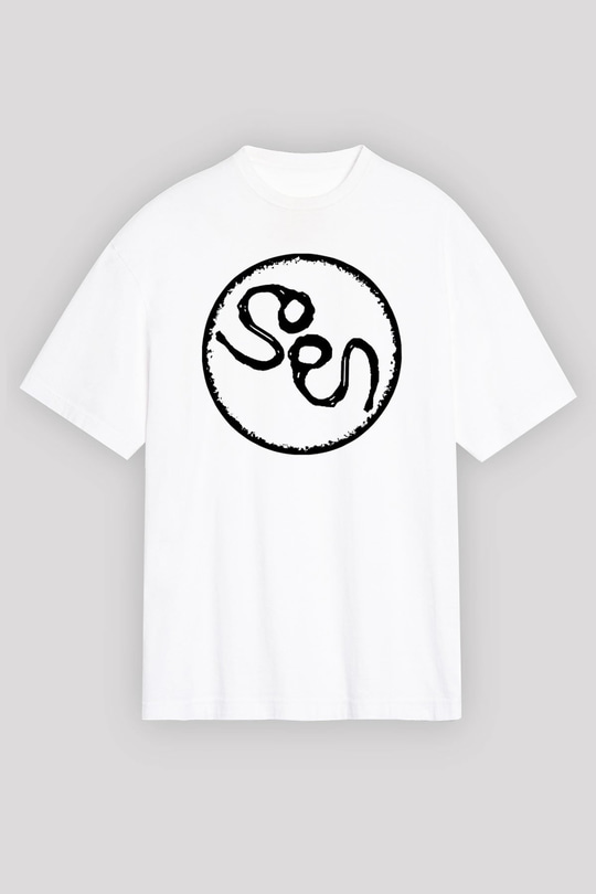 Slowdive Baskılı Beyaz Unisex Oversize Tişört - Tshirt