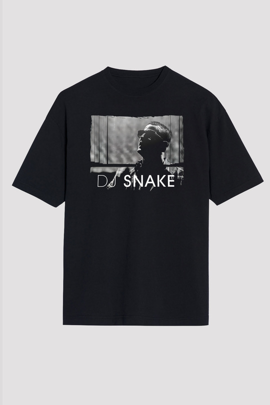 Snake Siyah Unisex Tişört T-Shirt - TişörtFabrikası