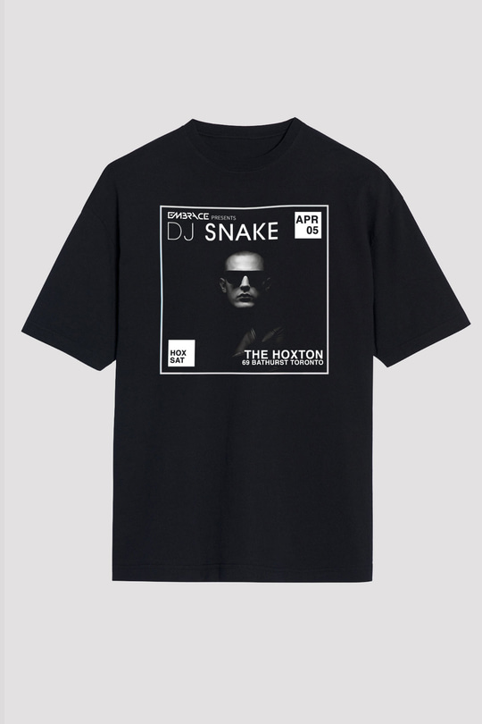 Snake Siyah Unisex Tişört T-Shirt - TişörtFabrikası