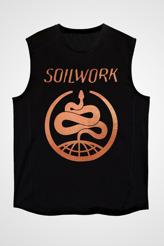 Soilwork Siyah Unisex-Fabrikası Kolsuz Tişört
