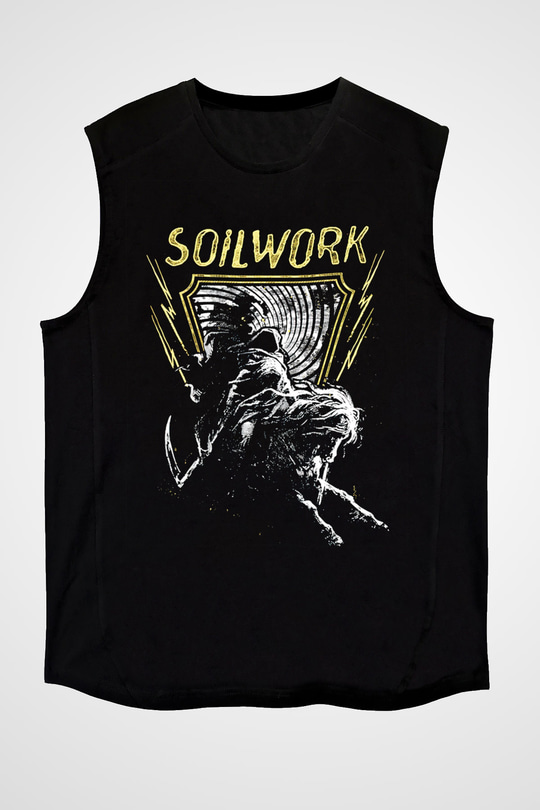 Soilwork Siyah Unisex Kolsuz Tişört