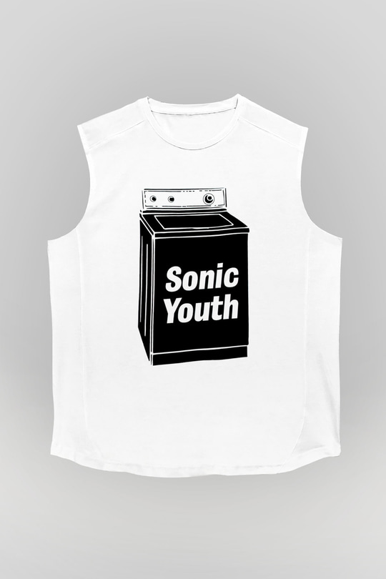 Sonic Youth Beyaz Unisex Kolsuz Tişört