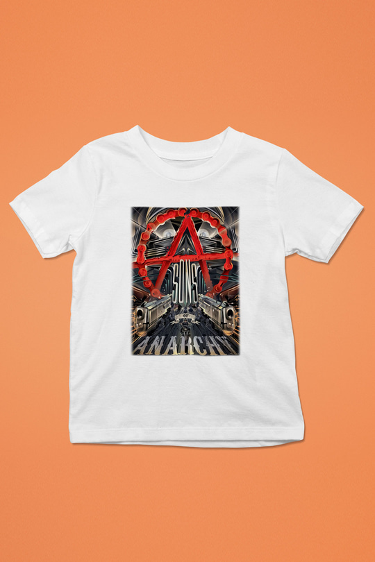 Sons of Anarchy Baskılı Beyaz Unisex Çocuk Tişört