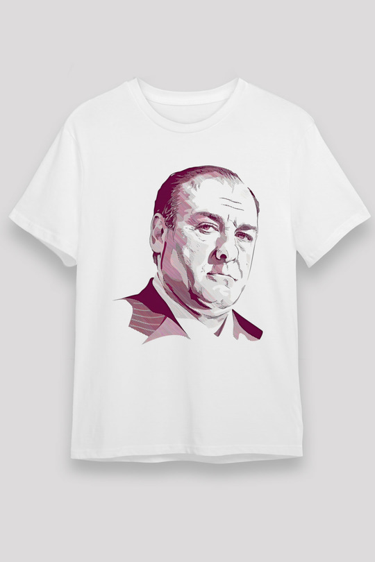 Sopranos Unisex Baskılı Beyaz Tişört - Tshirt