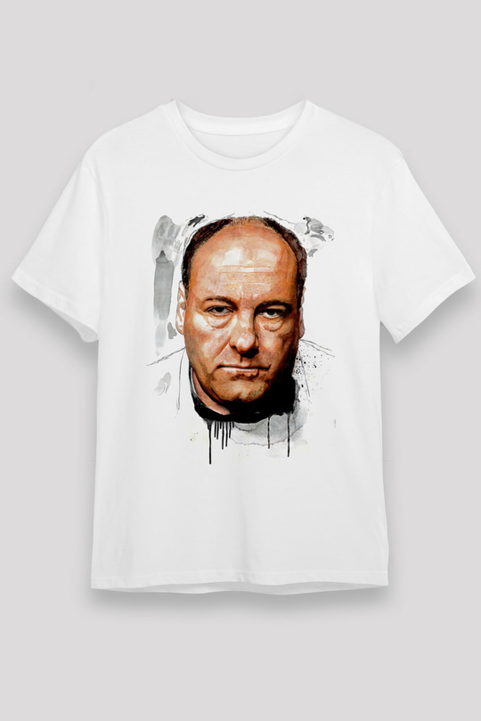 Sopranos Unisex Baskılı Beyaz Tişört - Tshirt