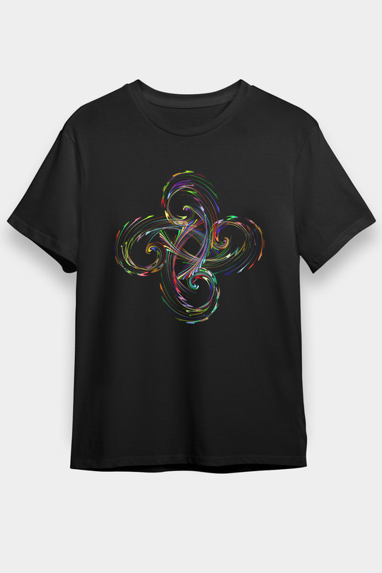 Spiral Beyaz Unisex Tişört T-Shirt - TişörtFabrikası
