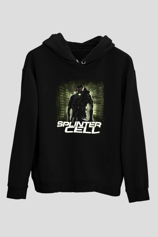 Splinter Cell Siyah Unisex Hoodie