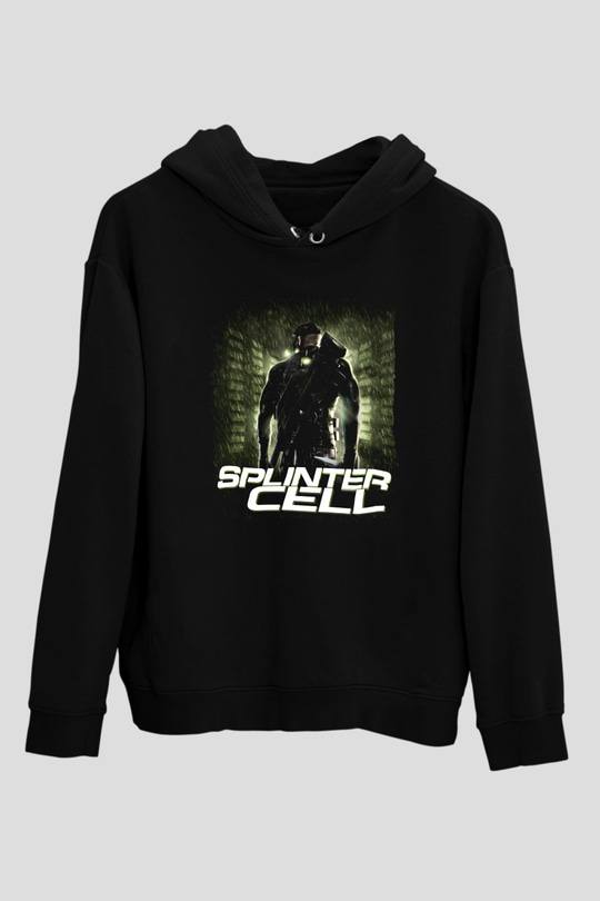 Splinter Cell Siyah Unisex Hoodie