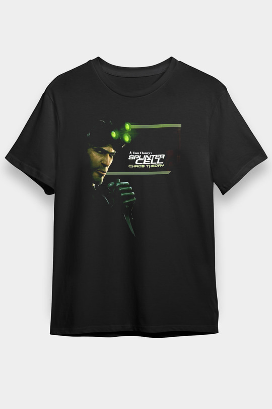 Splinter Cell Siyah Unisex Tişört T-Shirt