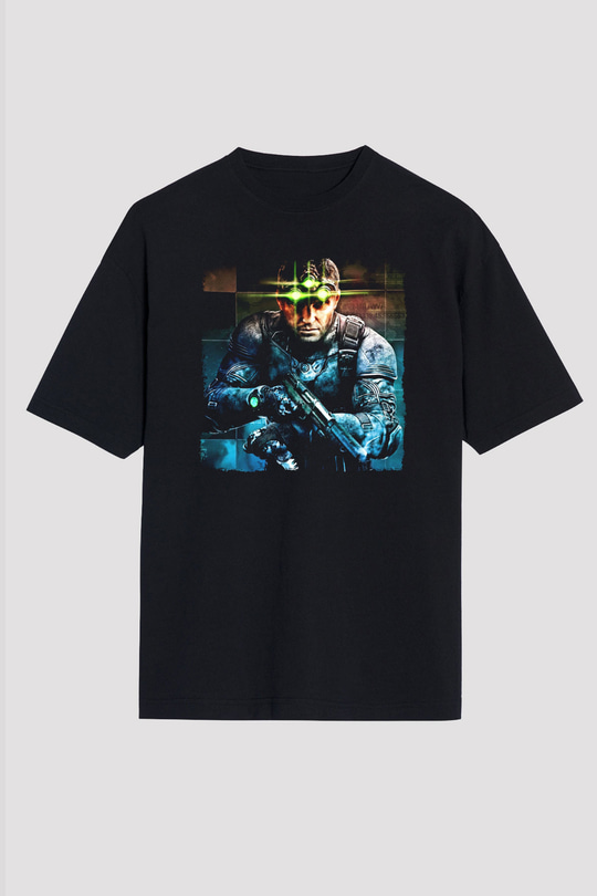 Splinter Cell Siyah Unisex Tişört T-Shirt