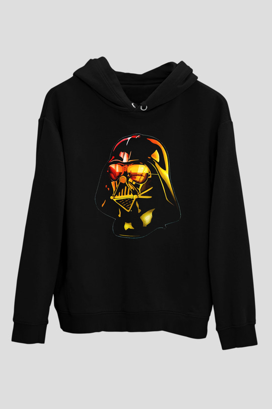 Star Wars Siyah Unisex Kapşonlu Sweatshirt