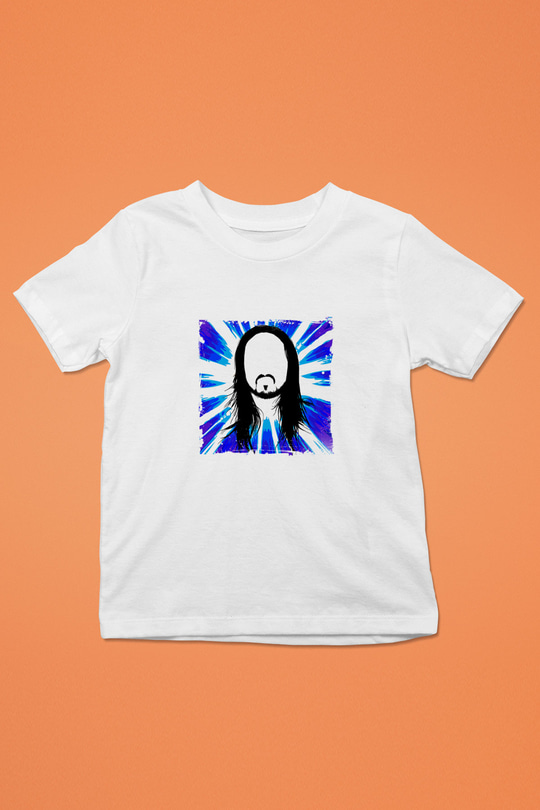 Steve Aoki Baskılı Beyaz Çocuk Tişört