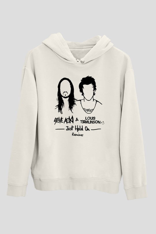 Steve Aoki Beyaz Unisex Kapüşonlu Sweatshirt