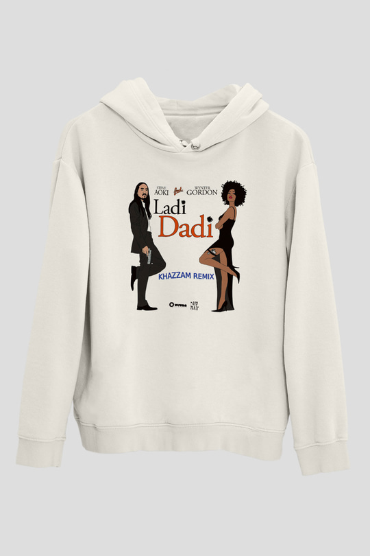 Steve Aoki Beyaz Unisex Kapüşonlu Sweatshirt