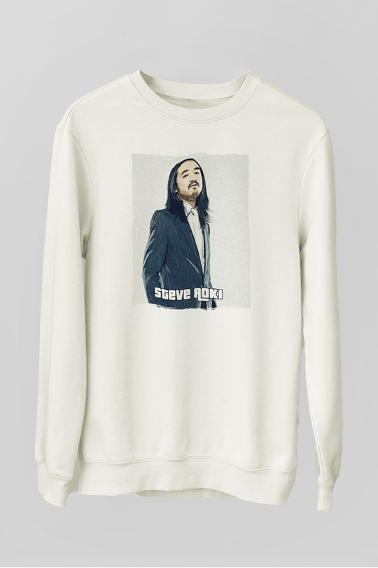 Steve Aoki Beyaz Unisex Sweatshirt