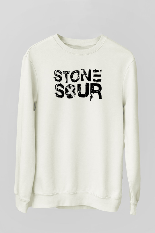 Stone Sour Beyaz Unisex Sweatshirt
