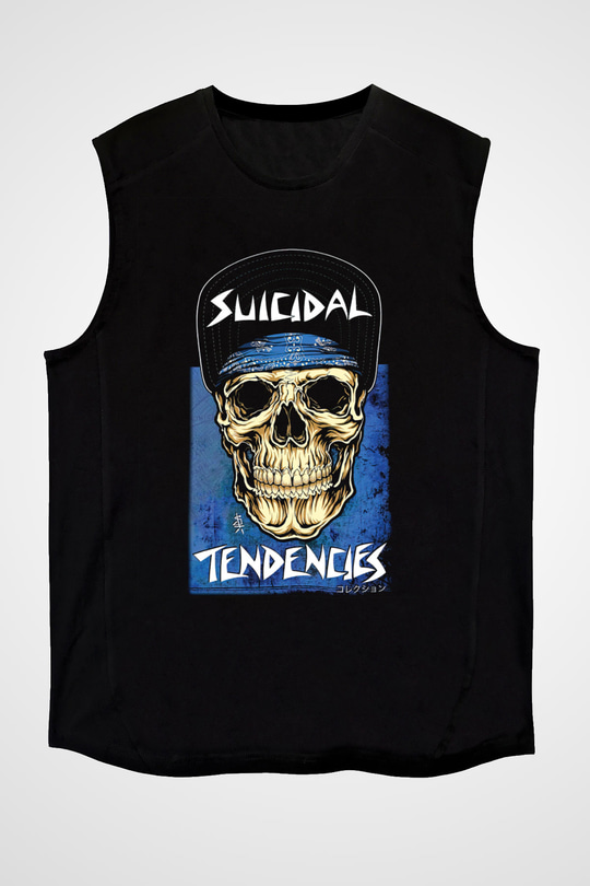 Suicidal Tendencies Siyah Unisex Kolsuz Tişört