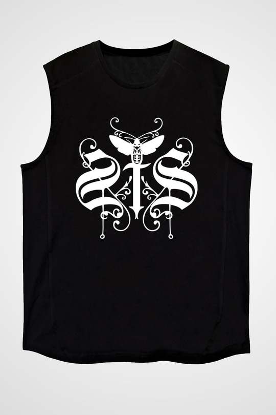 Swallow The Sun Baskılı Unisex Siyah Kolsuz Tişört - Tshirt