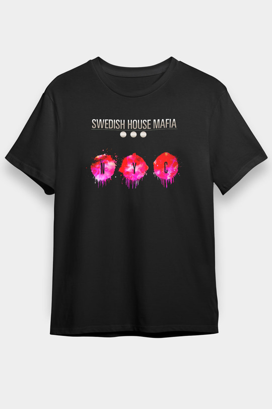 Swedish House Mafia Siyah Unisex Tişört T-Shirt - TişörtFabrikası