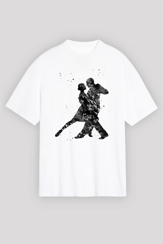 Tango Beyaz Unisex Tişört T-Shirt - TişörtFabrikası