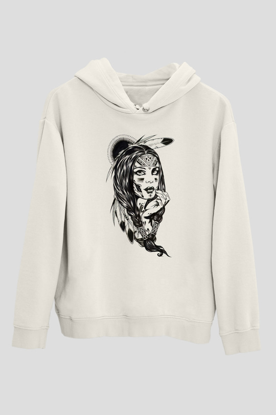 Tasarım Kapşonlu Sweatshirt TSR120