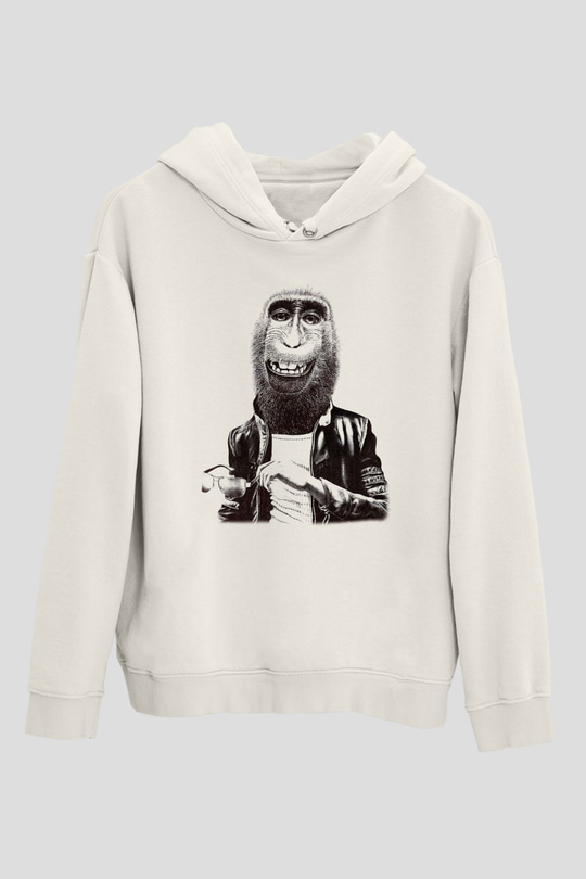 Tasarım Kapşonlu Sweatshirt TSR372
