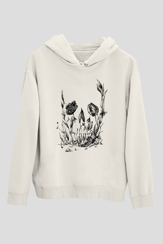 Tasarım Kapşonlu Sweatshirt TSR543