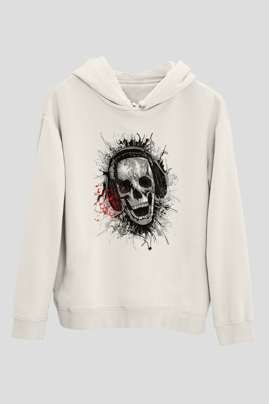 Tasarım Kapşonlu Sweatshirt TSR549