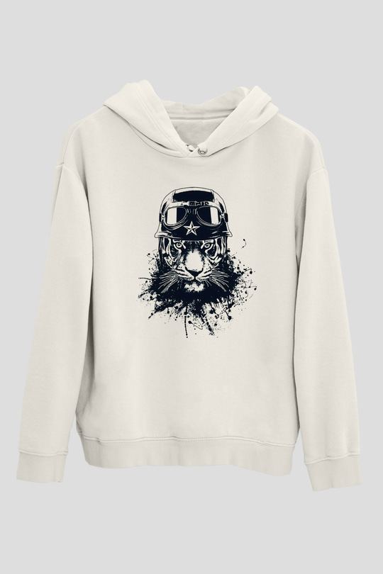 Tasarım Kapşonlu Sweatshirt TSR76