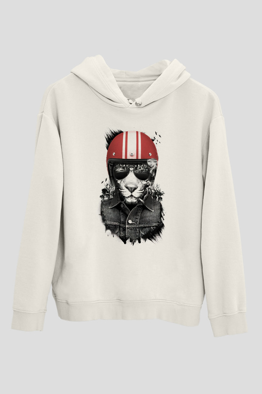 Tasarım Kapşonlu Sweatshirt TSR77