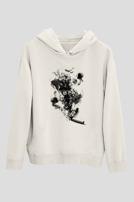Tasarım Kapşonlu Sweatshirt TSR78