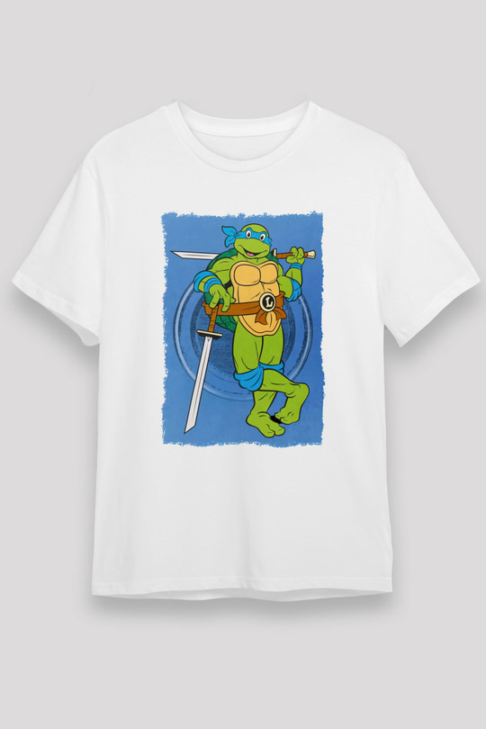 Teenage Mutant Ninja Turtles Ninja Kaplumbağalar Beyaz Unisex Tişört T-Shirt