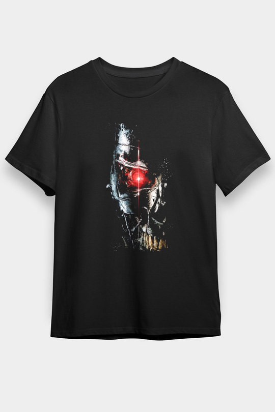 Terminatör Siyah Unisex Tişört T-Shirt