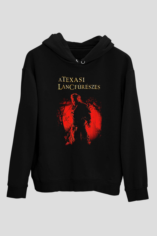 Texas Chain Saw Massacre Siyah Unisex Hoodie