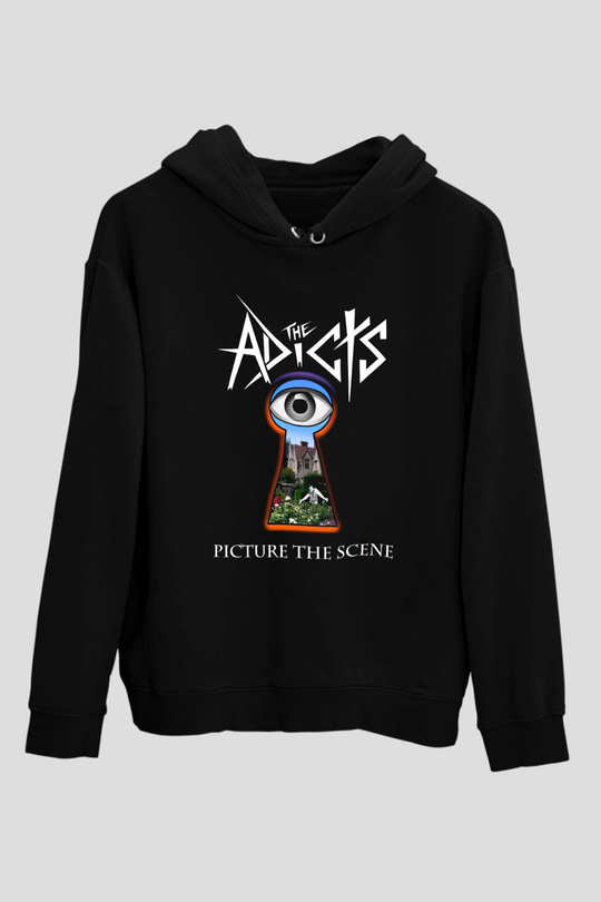 The Adicts Siyah Unisex Hoodie